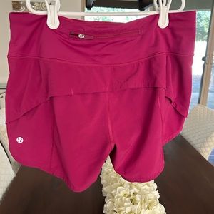 Lululemon size 6 speed up short
